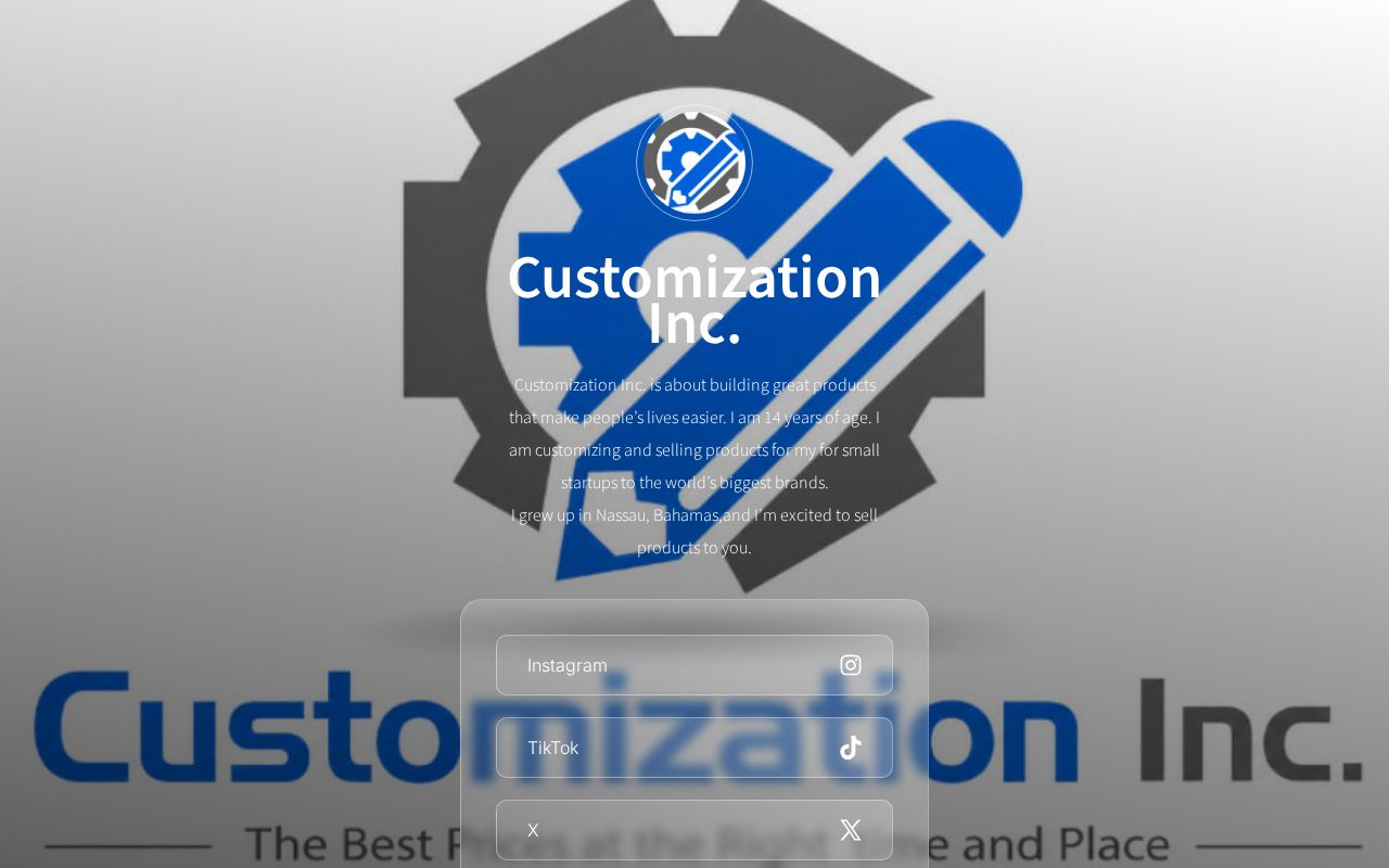 Carrd profile picture for @customization